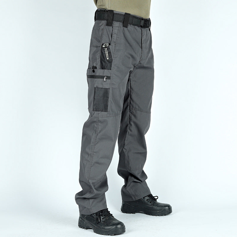 Men's Water-Repellent Multi-Pocket Outdoor Trousers