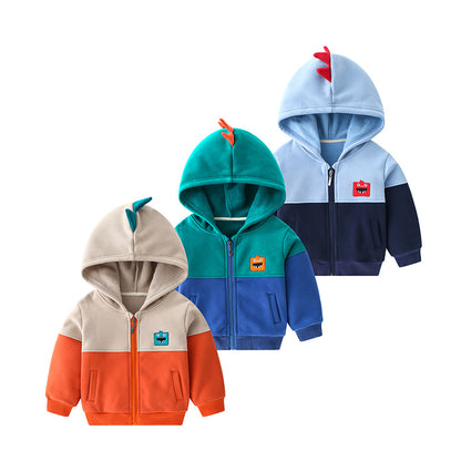 Children's Textured Cotton Hooded Sweatshirt | Kids Casual Hoodie 90-140cm