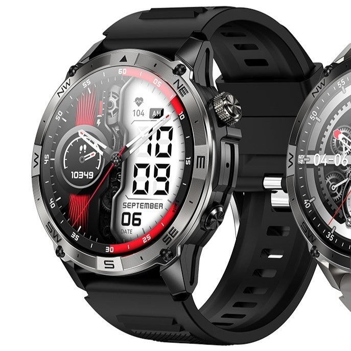 AMOLED GPS NFC Smartwatch – Bluetooth Calling, Heart Rate & Blood Oxygen
