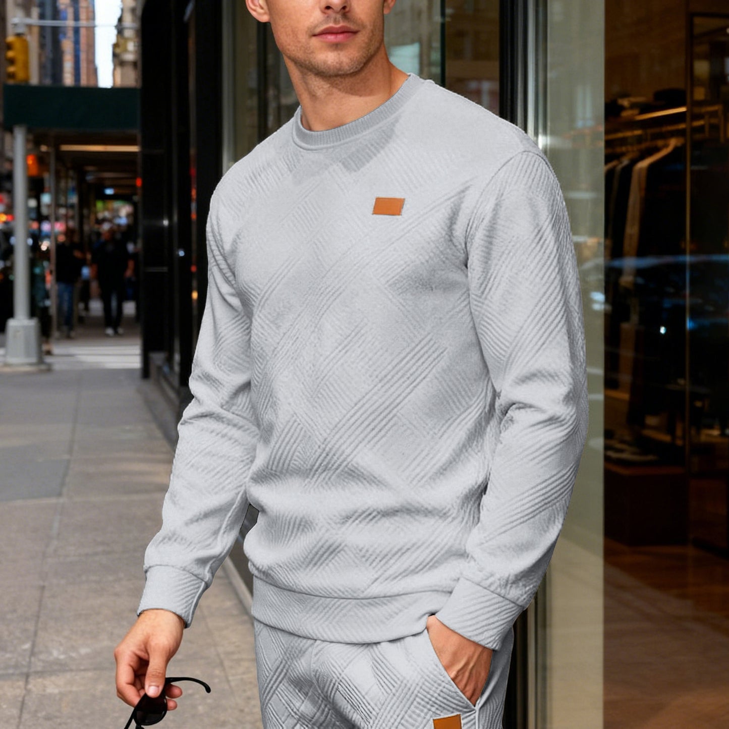 Men's Relaxed Crew Neck Sweatshirt | 8 Colours