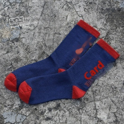 Unisex Seamless Combed Cotton Mid-Calf Socks – No Toe Seam