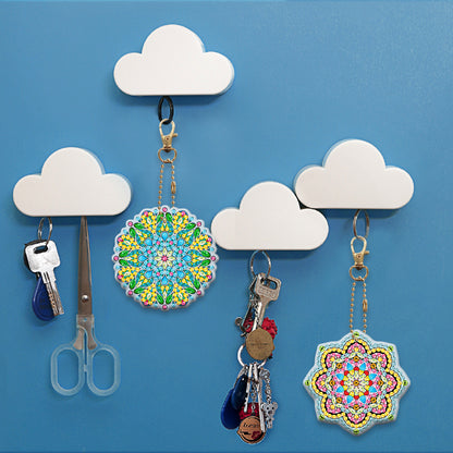 5D Diamond Painting Keychain Kit | DIY Craft Gift
