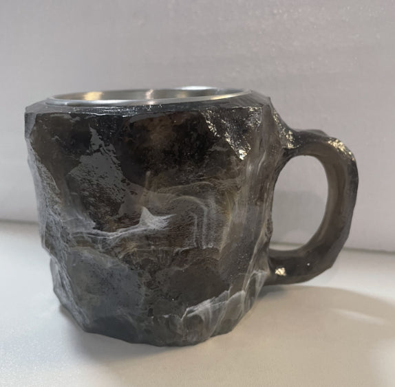 400ml Mineral Crystal-Effect Resin Coffee Mug