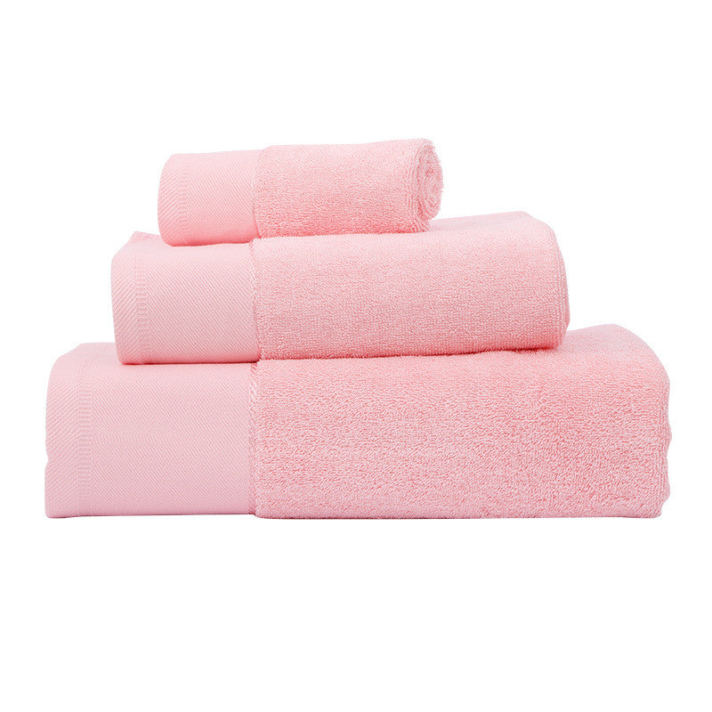 Cotton Hotel Towel Gift Set | 3-Piece Bath, Face & Square Towel Bundle