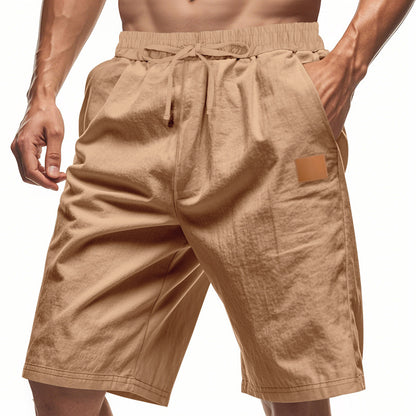 Men's Linen Blend Casual Shorts | Breathable S-3XL