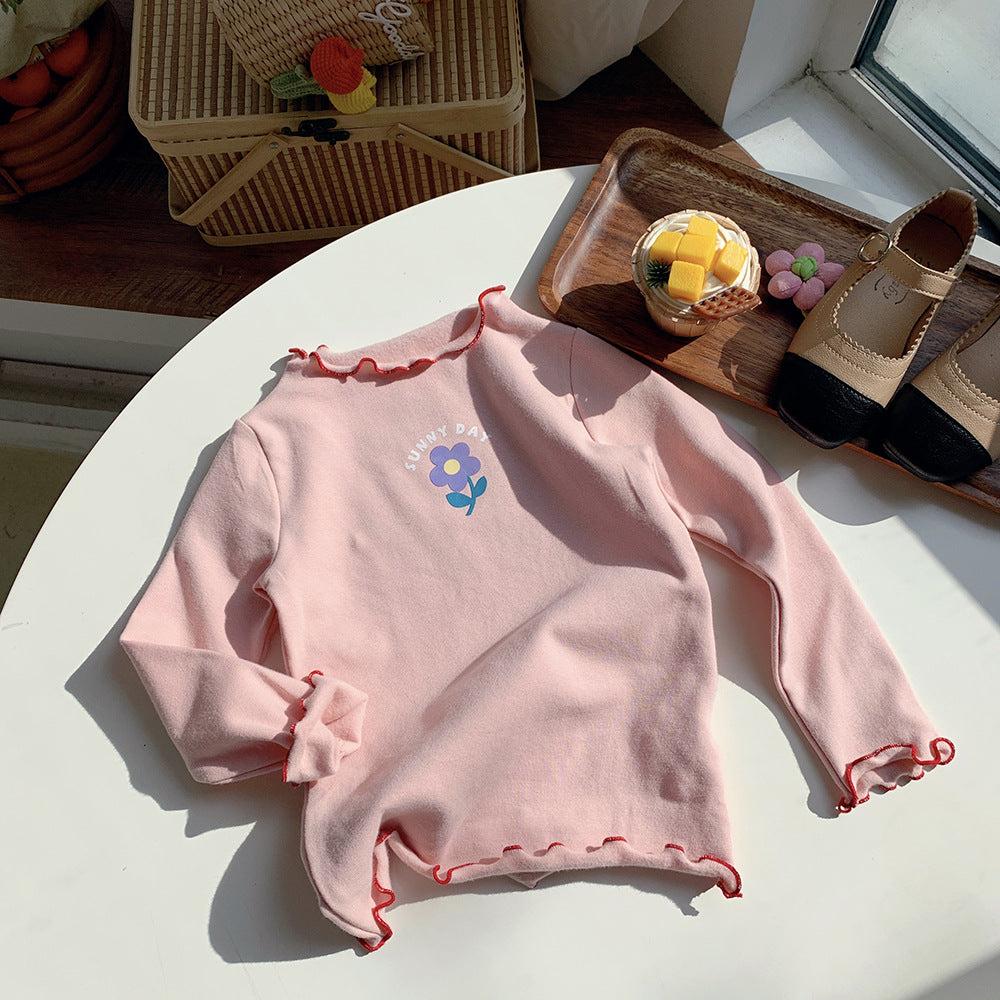 Girls' Long Sleeve Cotton T-Shirt – 5 Colours | Ages 2–12