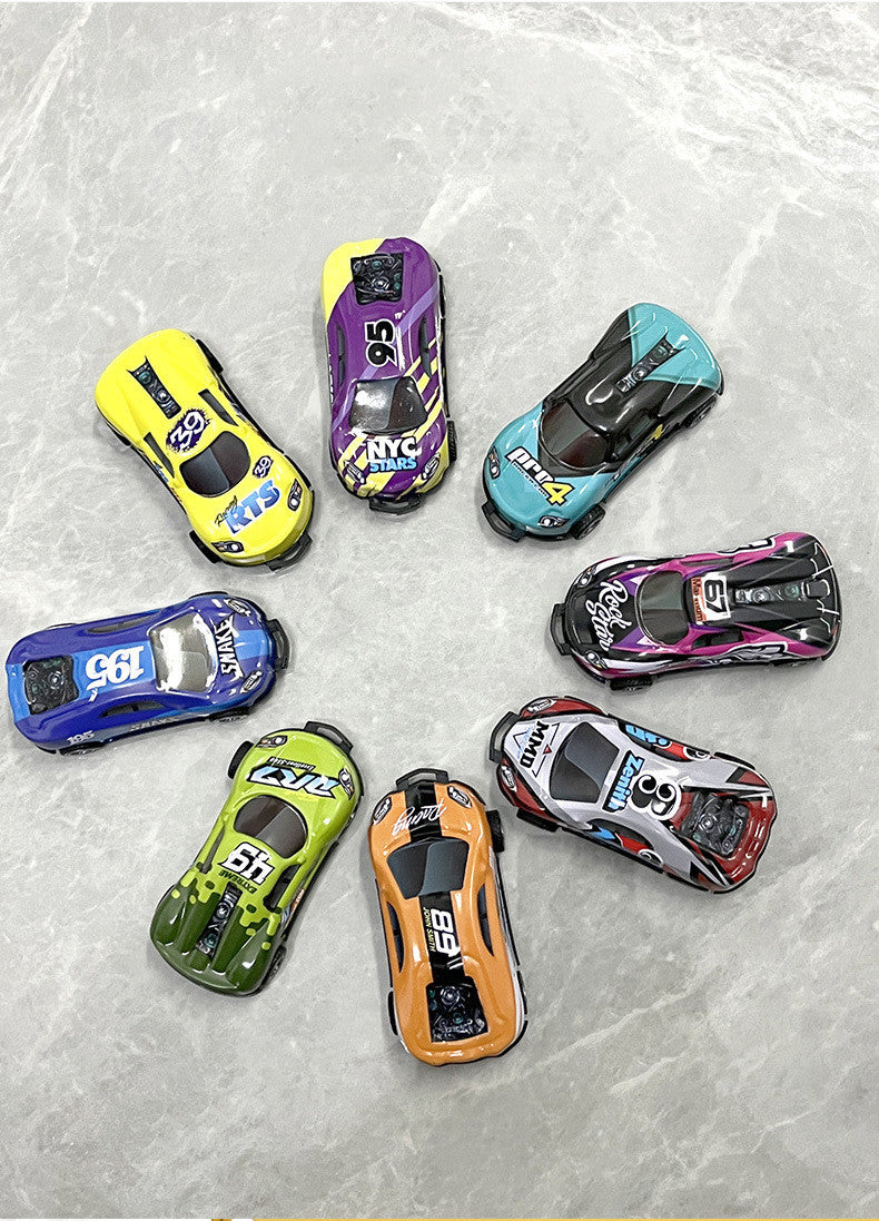 Alloy Pull-Back Flip Stunt Racing Cars - Kids Toy Car Set
