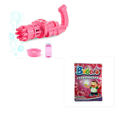 Electric Bubble Blower Gun Toy for Kids