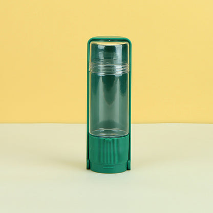 2-in-1 Portable Dog Water Bottle & Food Container | 270ml Travel Bottle