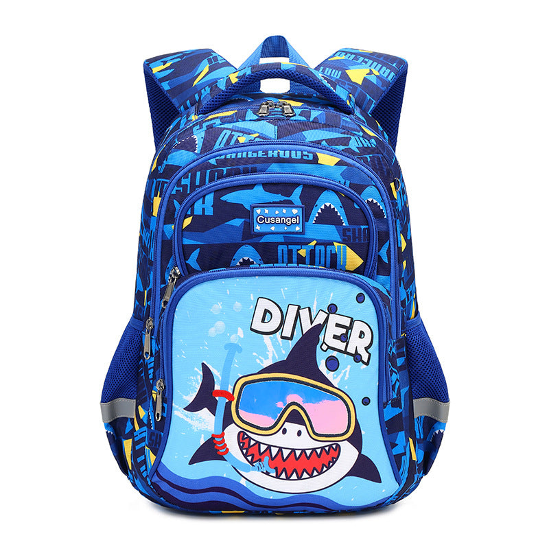 Kids' Animal School Backpack Set – Lightweight & Spine-Protection