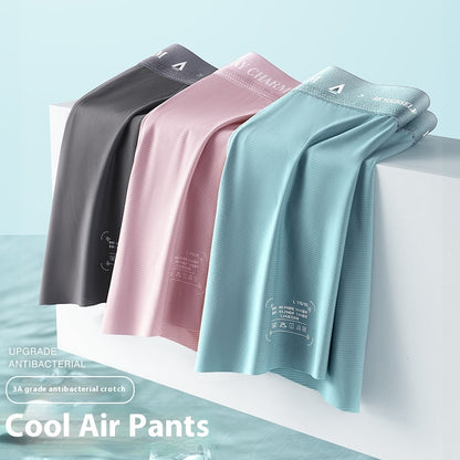 Men's Seamless Nylon Boxer Briefs – Breathable & Quick-Dry