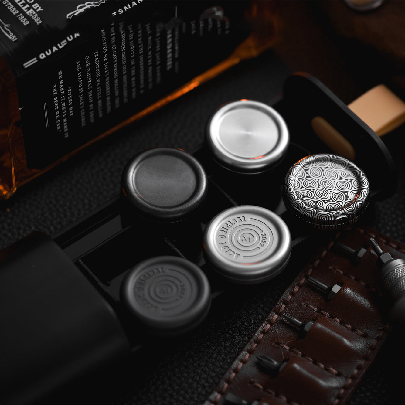Premium Metal Spinning Top EDC Fidget Toy | Stainless Steel & Zirconium