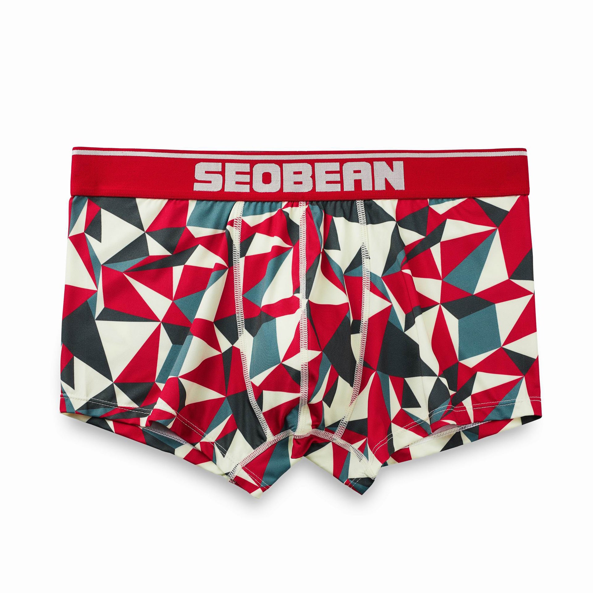Men's Geometric Print Breathable Boxer Shorts