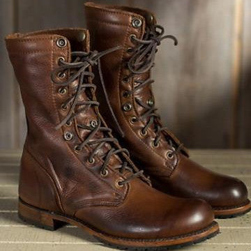 Unisex Mid-Calf Knight Boots – Square Heel
