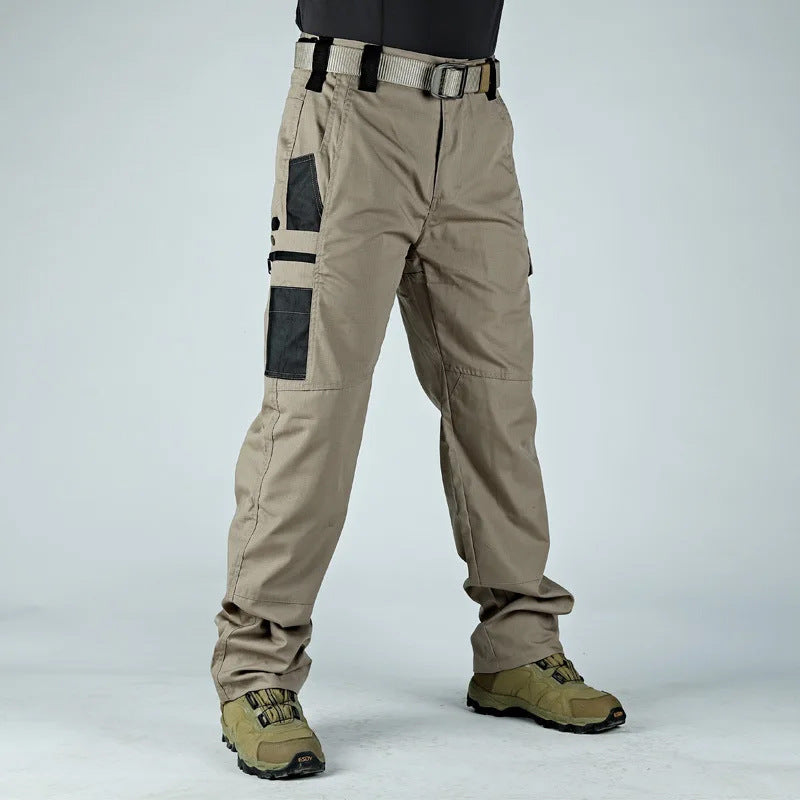 Men's Water-Repellent Multi-Pocket Outdoor Trousers