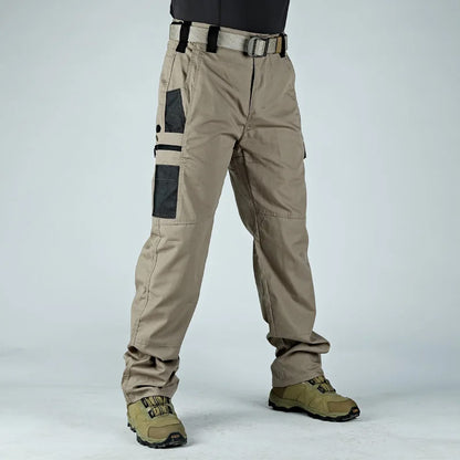 Men's Water-Repellent Multi-Pocket Outdoor Trousers