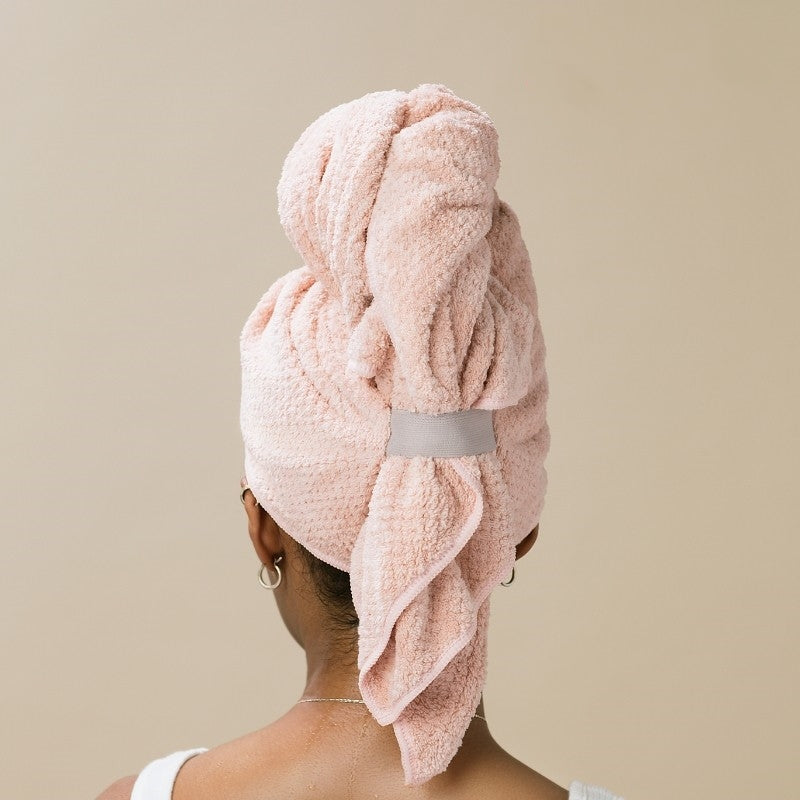 Thickened Coral Fleece Hair Drying Cap | Quick-Dry & Soft | 4 Colours