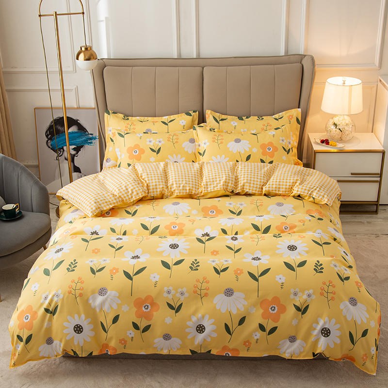 Printed Cotton Duvet Cover | Single, Double & King Sizes