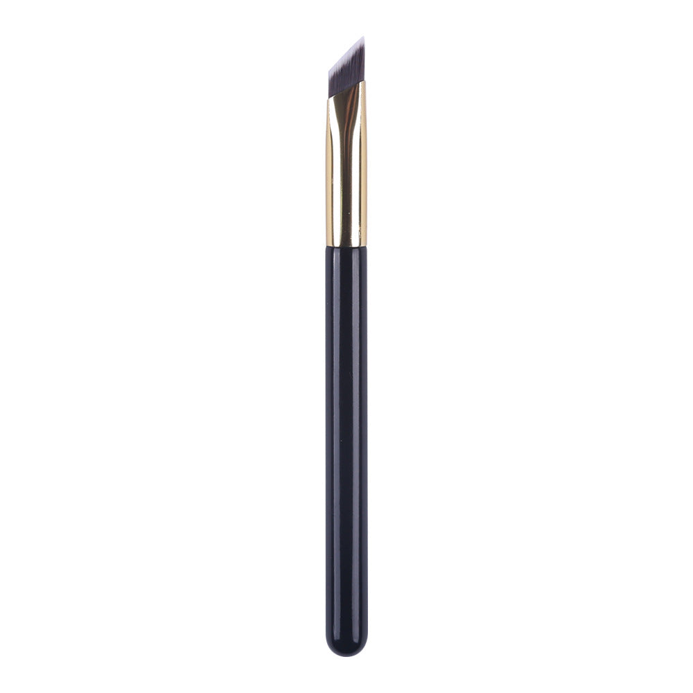Precision Eyebrow Brush – Nylon Hair, Aluminium Handle, 3 Colours