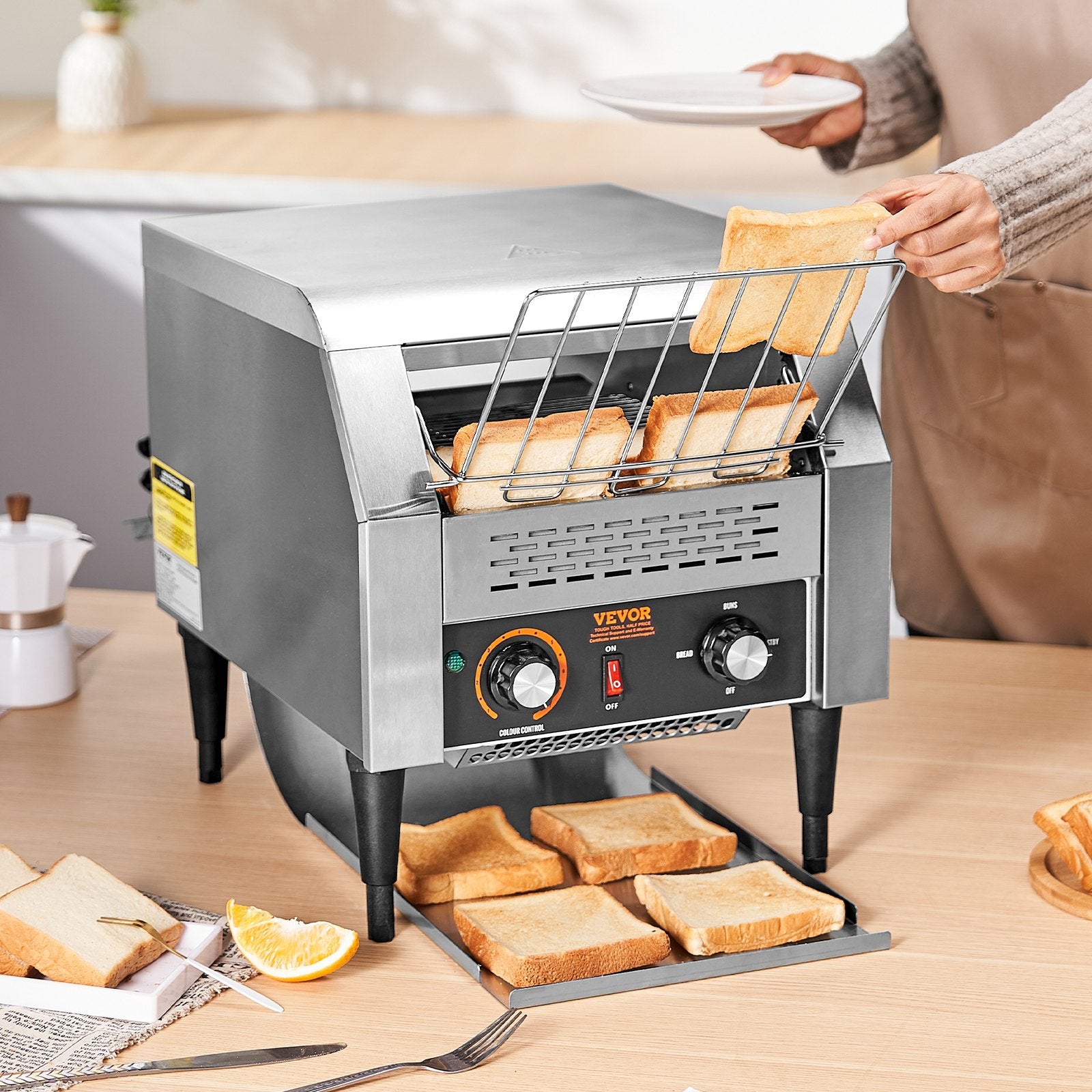 Commercial Conveyor Toaster – 300 Slices/Hour, 7 Settings | Restaurants & Buffets