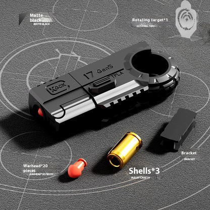 JJ003 Alloy Shell-Ejecting Soft Bullet Toy Gun
