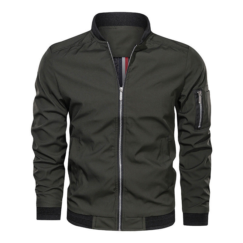 Men's Slim-Fit Bomber Jacket | Lightweight Spring Autumn Coat S–3XL