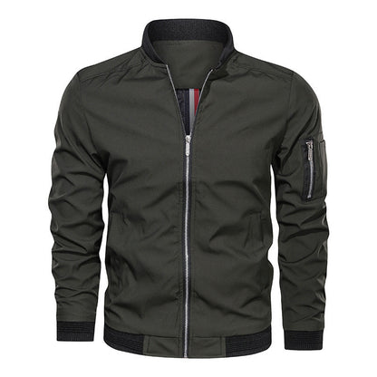Men's Slim-Fit Bomber Jacket | Lightweight Spring Autumn Coat S–3XL