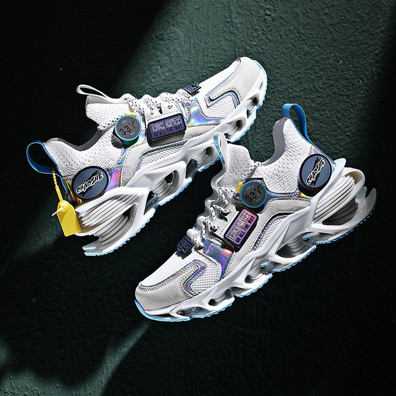 Men's High-Top Basketball Trainers – Colour-Block