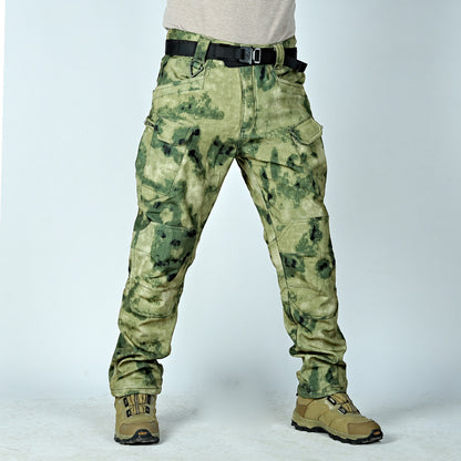 Men's Fleece-Lined Tactical Soft Shell Trousers | Waterproof Winter Pants