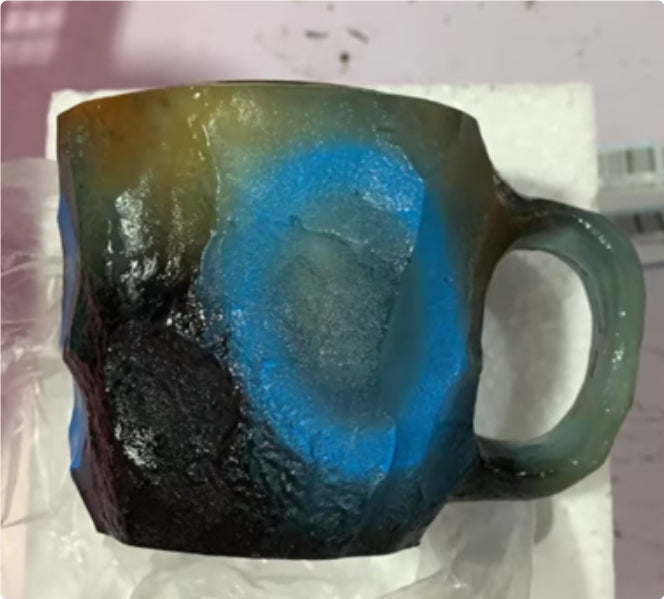 400ml Mineral Crystal-Effect Resin Coffee Mug