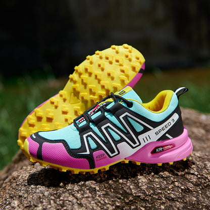 Unisex Off-Road Hiking Trainers - Non-Slip Rubber Sole Trail Running Shoes