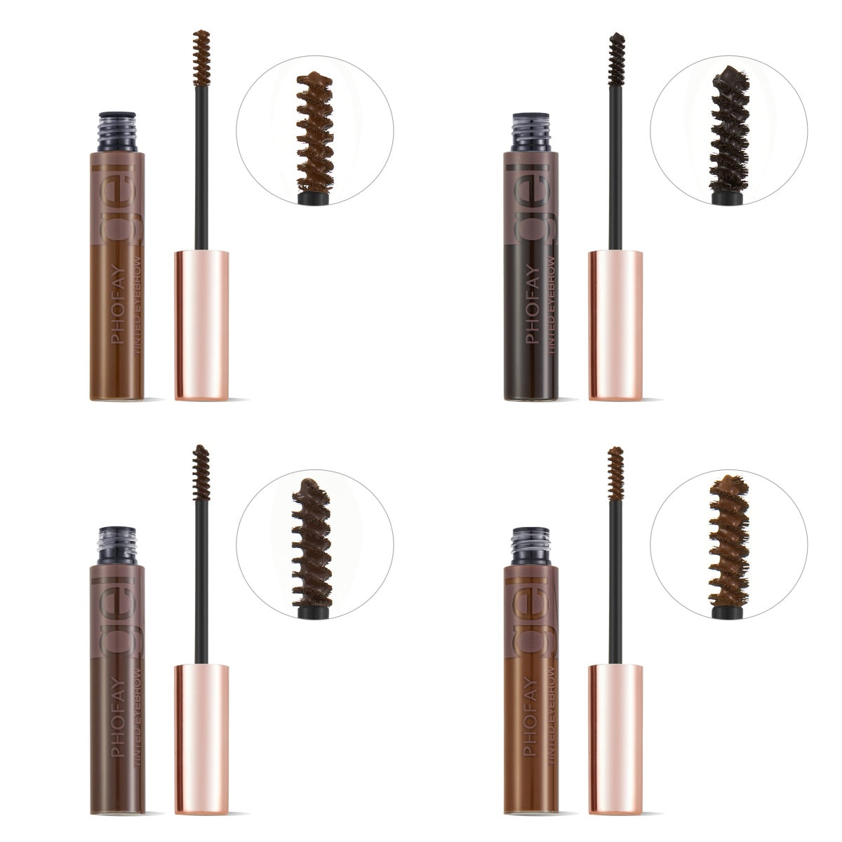 Tinted Eyebrow Gel - Waterproof Long-Lasting Formula