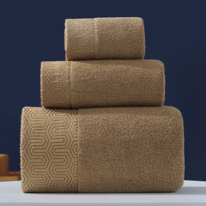 Pure Cotton Towel Set | 3-Piece Bath & Hand Towel Bundle