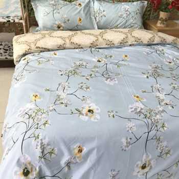 Cartoon Print Twill Polyester Bedding Set – 4-Piece, 17 Colours