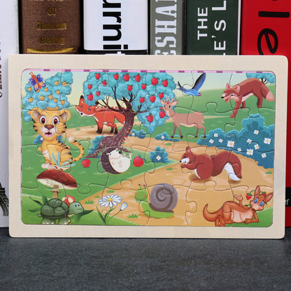 Children's Wooden Jigsaw Puzzle 21 Designs Ages 3+ - JParker Collections