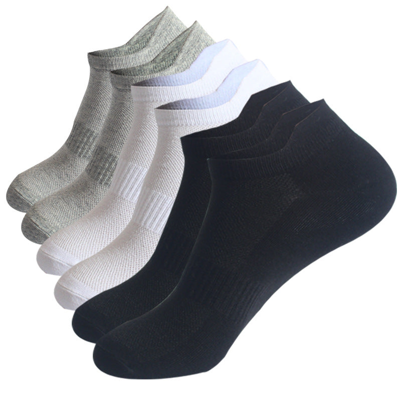 Men's Sports Mesh Socks 3-Pack | Breathable Cotton