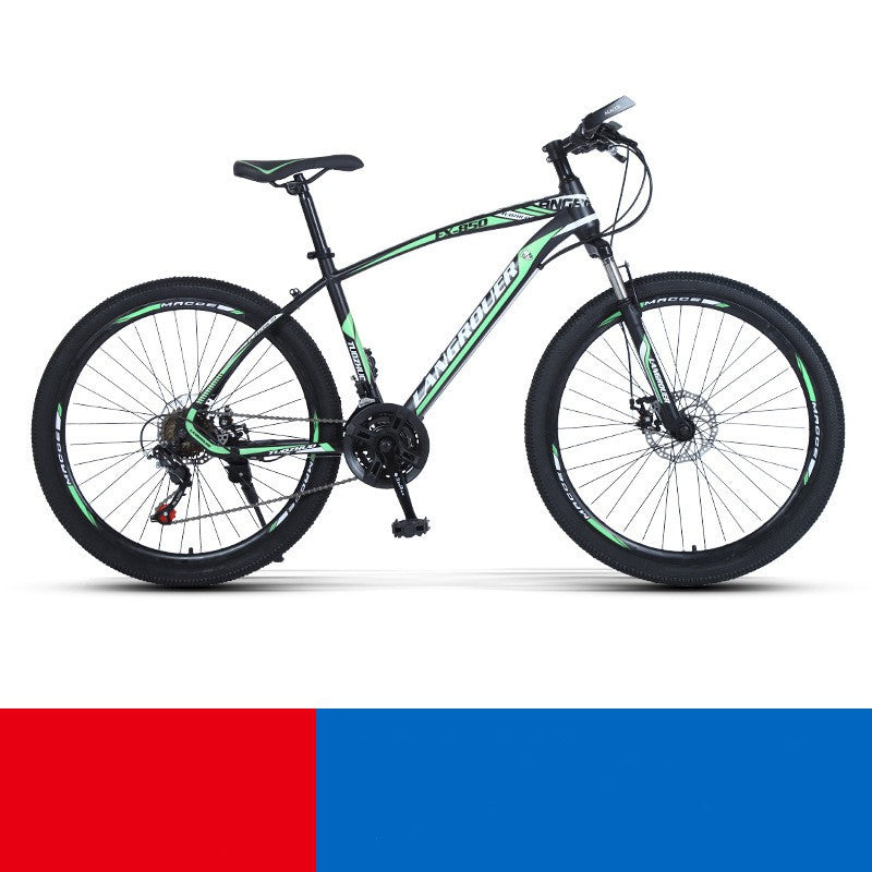 Mountain Bike – Carbon Steel Double Disc Brake Variable Speed Cross-Country