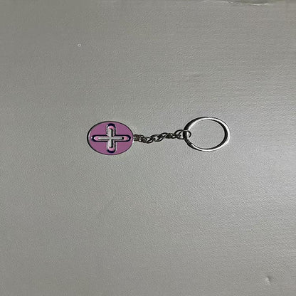 Colourful Zinc Alloy Pendant Keychain | Fashion Keyring