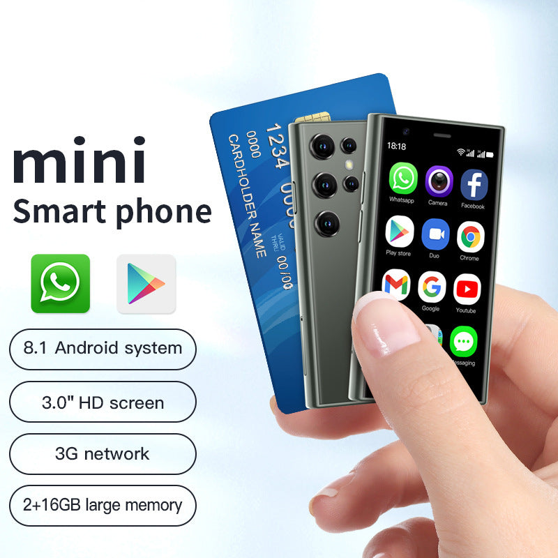 Mini Unlocked Smartphone | Android, 2GB RAM, 16GB, 3G WiFi