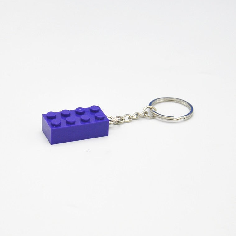 Mini Building Block Keychain Pack of 30 | ABS Brick Pendant | JP Collections