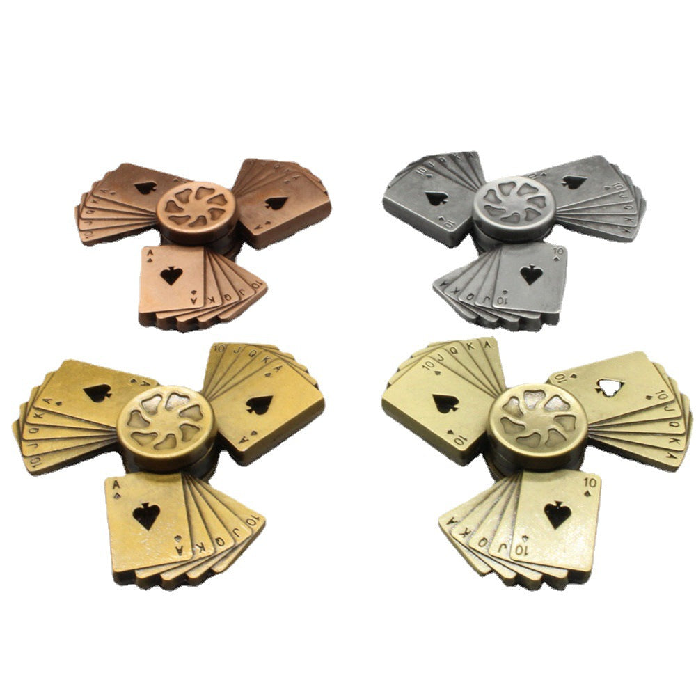 Poker Fingertip Gyroscope | Zinc Alloy | 4 Finishes