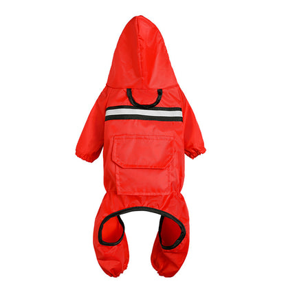 Pet Reflective Raincoat | Dogs & Cats | 4 Colours & 5 Sizes