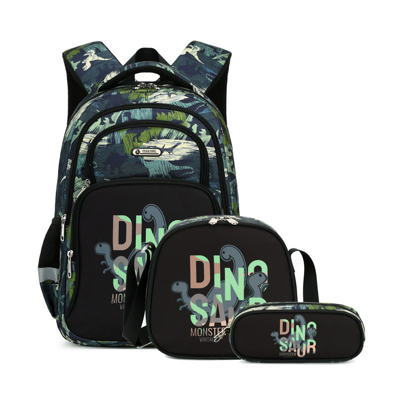 Kids' Animal School Backpack Set – Lightweight & Spine-Protection