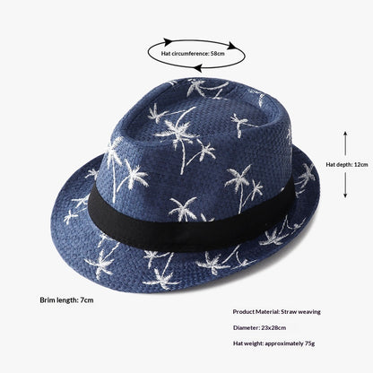 Women's Straw Flat-Top Sun Hat | Resort Panama Style – 18 Variants