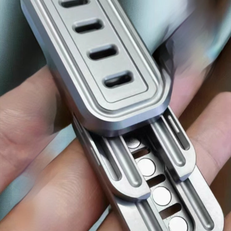Titanium Alloy Tuning Fork Push Card Fidget Toy | Premium EDC
