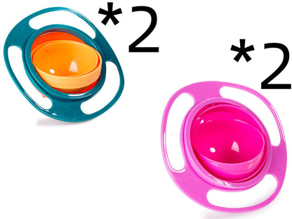 360° Rotating Spill-Proof Baby Bowl