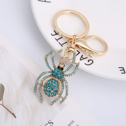 Zinc Alloy Miniature Backpack Keychain | Pink, Blue & Orange