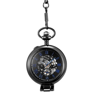 Alloy Flip Mechanical Pocket Watch