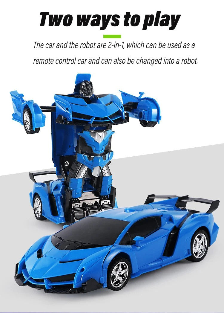 One-Click Deformation RC Car – Transform & Drive with Lights