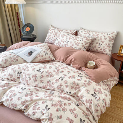 Jacquard Cotton Linen Bedding Set | 12+ Designs